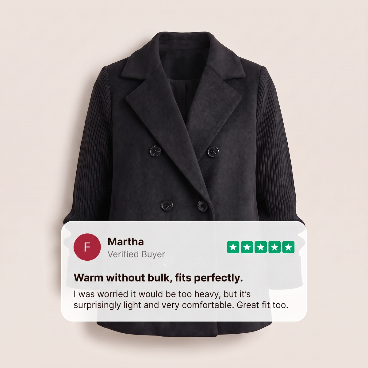 Sasha – Manteau blazer décontracté pour une élégance au quotidien
