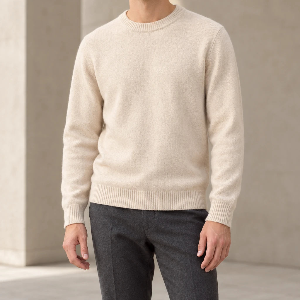 Pull classique en cachemire