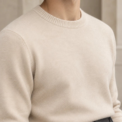 Pull classique en cachemire