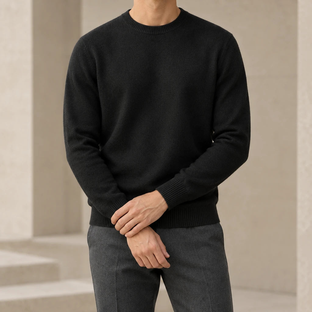 Pull classique en cachemire