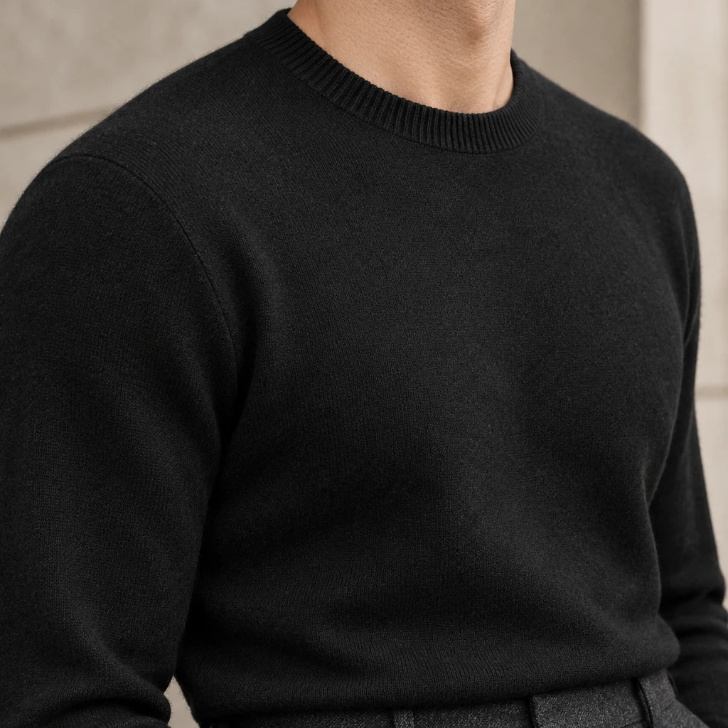 Pull classique en cachemire