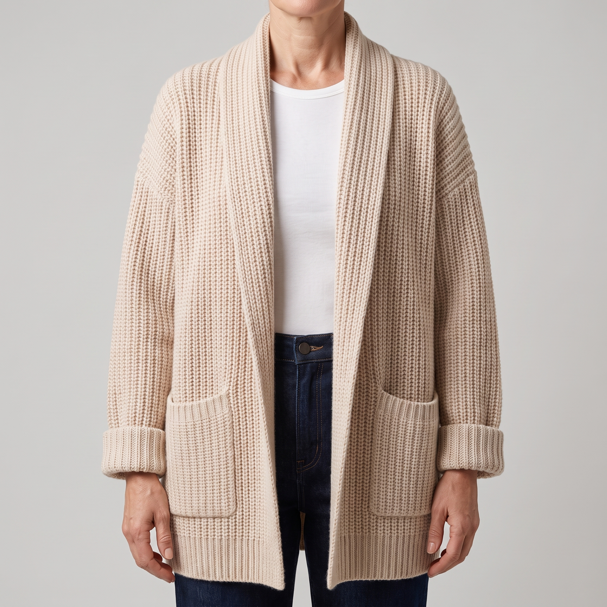 Thalira – Cardigan douillet en laine