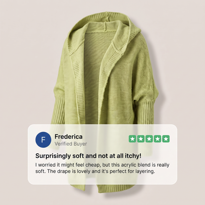 Valentina Rossi – Cardigan douillet en maille ample
