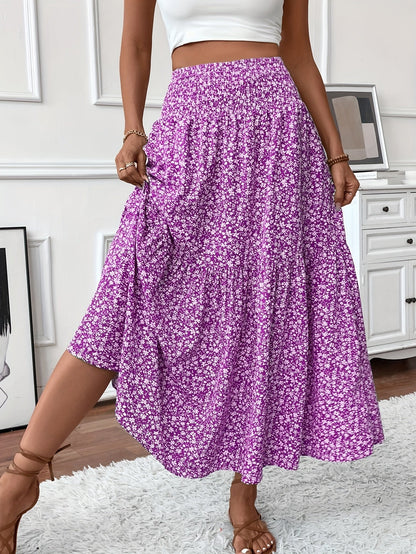 Elena – Jupe à petits motifs floraux