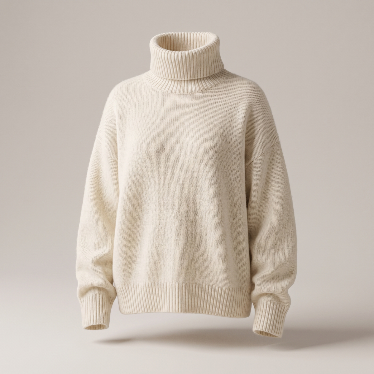 Aurora – Pull luxueux à col roulé en cachemire