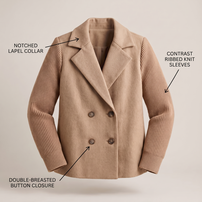 Sasha – Manteau blazer décontracté pour une élégance au quotidien