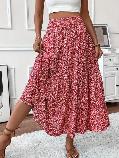 Elena – Jupe à petits motifs floraux