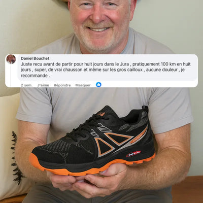 Chaussures de marche à confort orthopédique pour homme