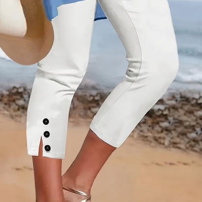 Clara – Pantacourt extensible élégant