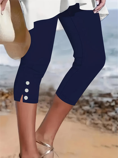 Clara – Pantacourt extensible élégant