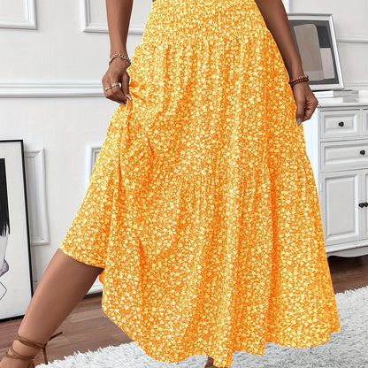 Elena – Jupe à petits motifs floraux