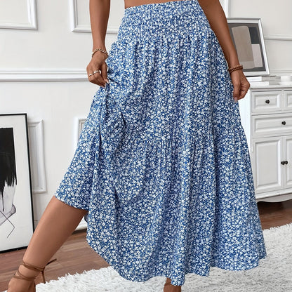 Elena – Jupe à petits motifs floraux