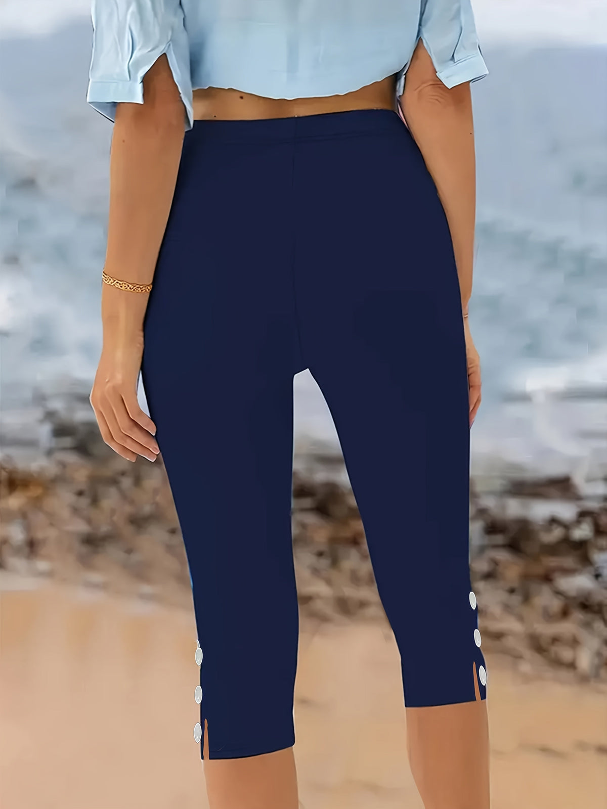 Clara – Pantacourt extensible élégant