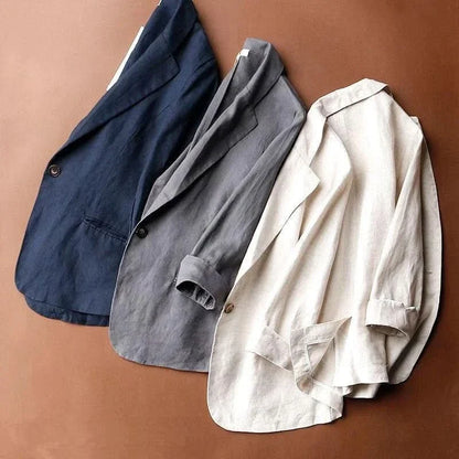 Alena – Blazer en lin à l’élégance naturelle