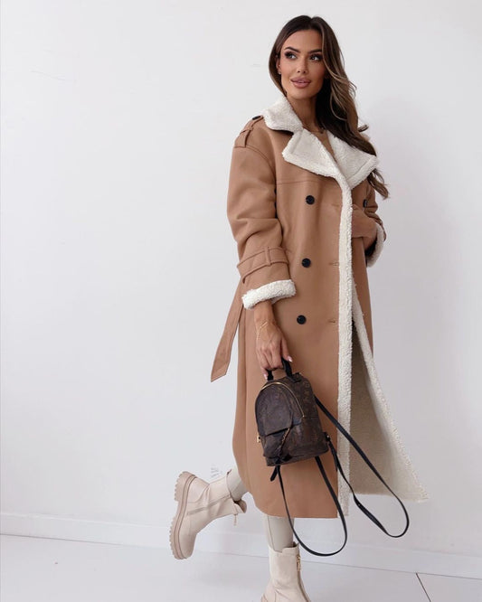 Monroe | Manteau luxueux effet mouton