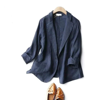 Alena – Blazer en lin à l’élégance naturelle