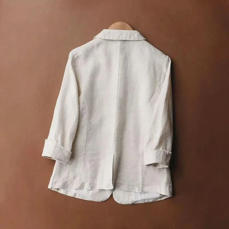 Alena – Blazer en lin à l’élégance naturelle