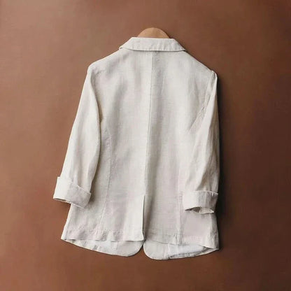 Alena – Blazer en lin à l’élégance naturelle