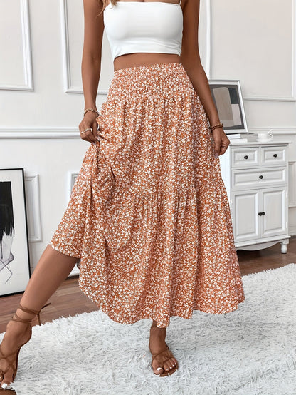 Elena – Jupe à petits motifs floraux
