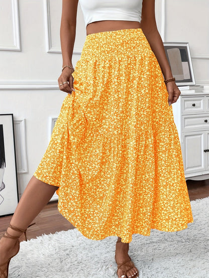 Elena – Jupe à petits motifs floraux
