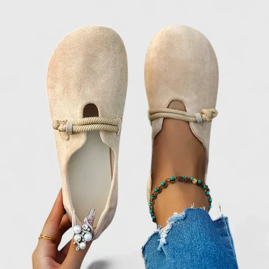 Lynda | Mocassins orthopédiques à détail corde