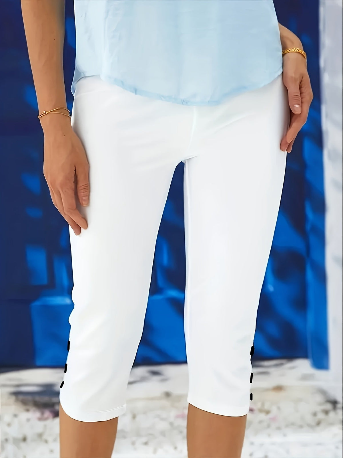 Clara – Pantacourt extensible élégant