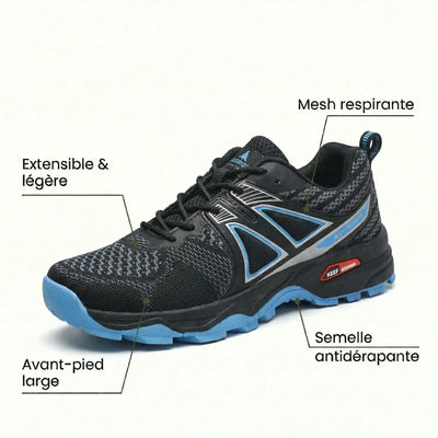 Chaussures de marche à confort orthopédique pour homme