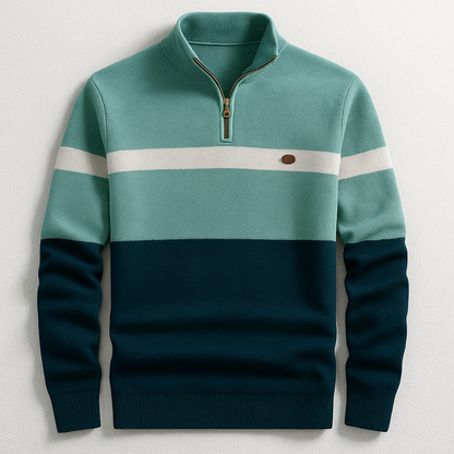 ELSTON HERITAGE – PULL À COL ZIPPÉ
