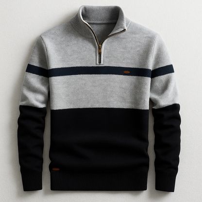ELSTON HERITAGE – PULL À COL ZIPPÉ