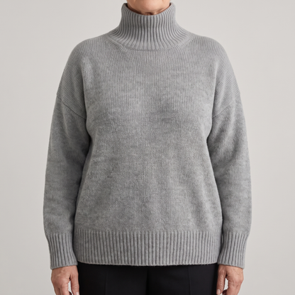 Isabella – Pull luxueux à col roulé en cachemire