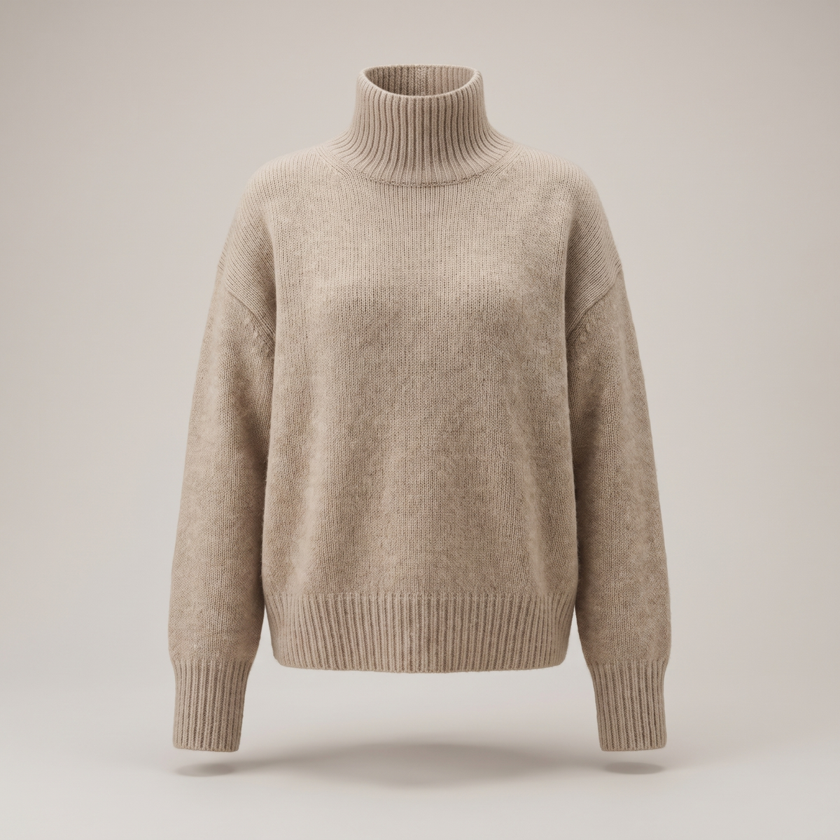 Isabella – Pull luxueux à col roulé en cachemire